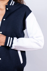 Baseball Varsity Jacket Women (Blue)