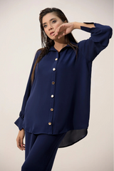 Navy Blue Co-Ord Set (0001)