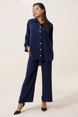 Navy Blue Co-Ord Set (0001)