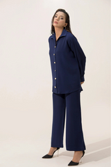 Navy Blue Co-Ord Set (0001)