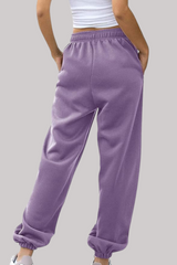 بنطلون رياضي نسائي أرجواني