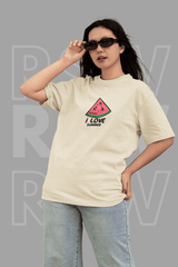 تي شيرت كبير الحجم للنساء (OS-17)