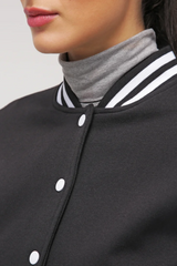 Baseball Varsity Jacket Women (Black)