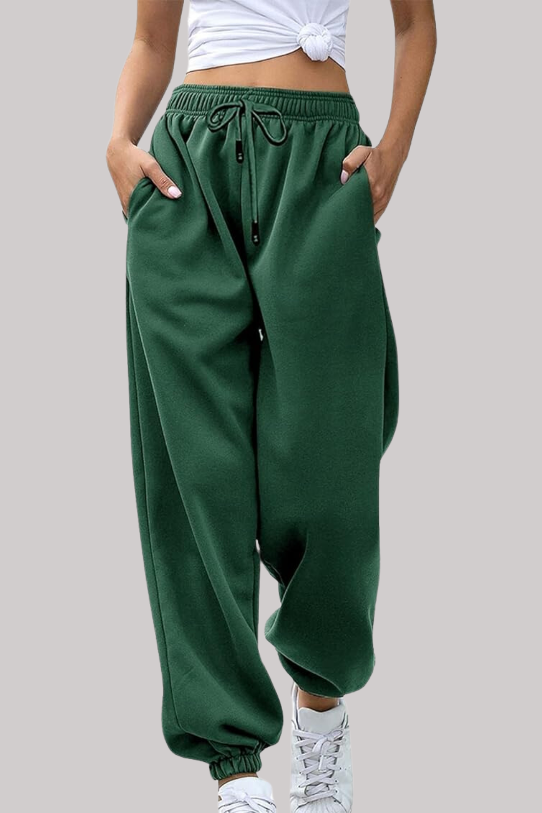 Women Jogger Pants Green