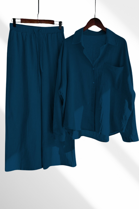 Navy Blue Co-Ord Set (0006)