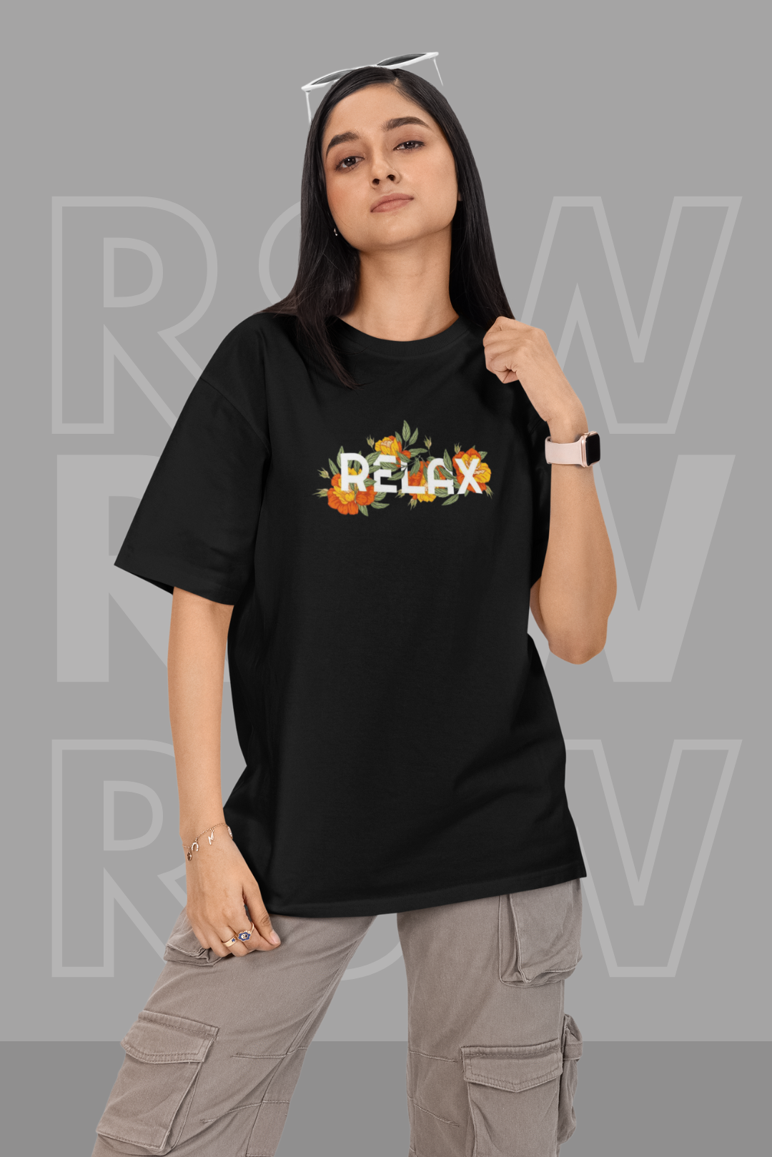 Oversized T Shirt For Women (OS-13)