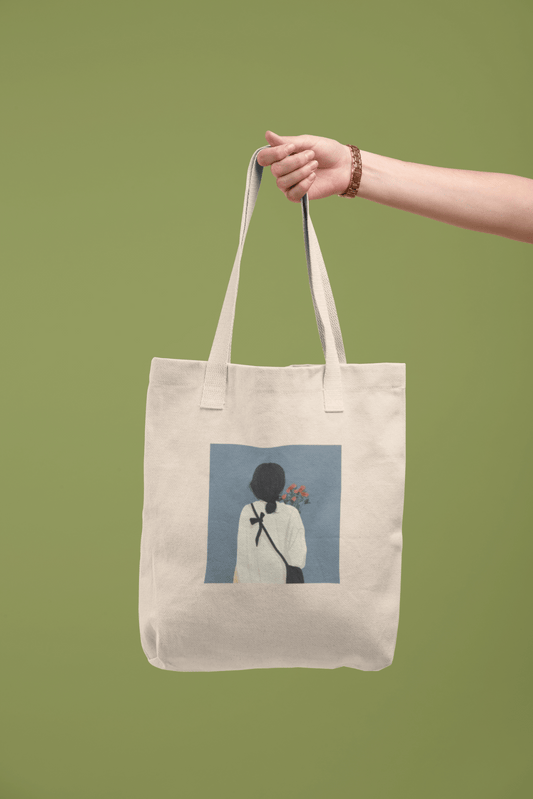 Tote Bag 0002 (Girl With Bag)