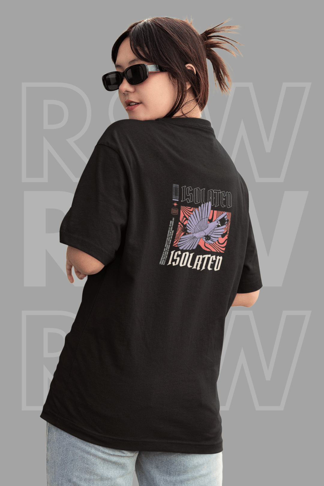 Oversized T Shirt For Women (OS-23)