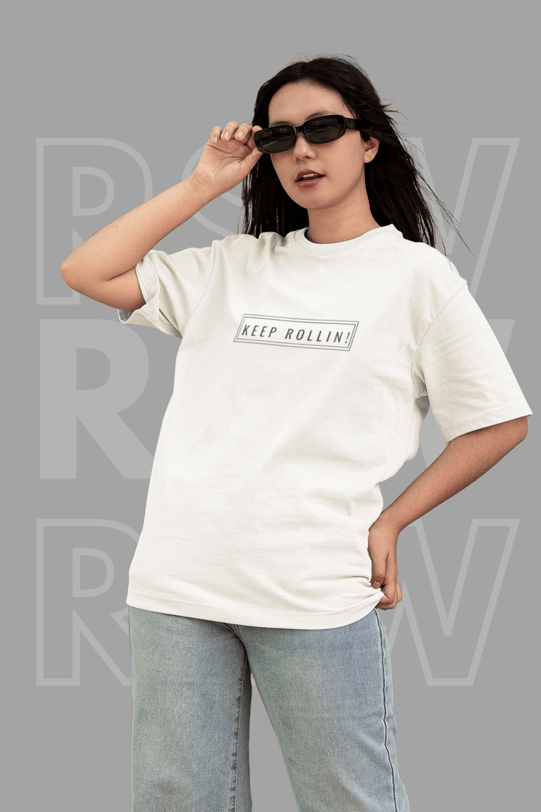 Oversized T Shirt For Women (OS-26)