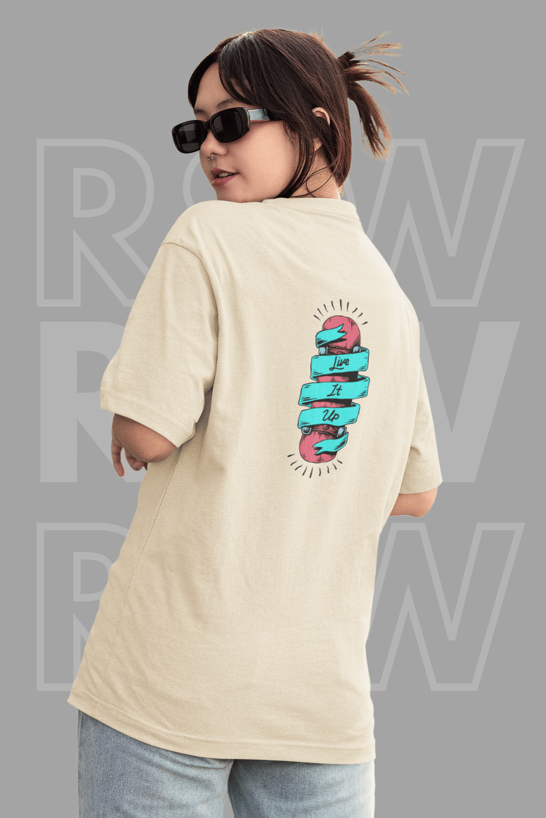 Oversized T Shirt For Women (OS-28)