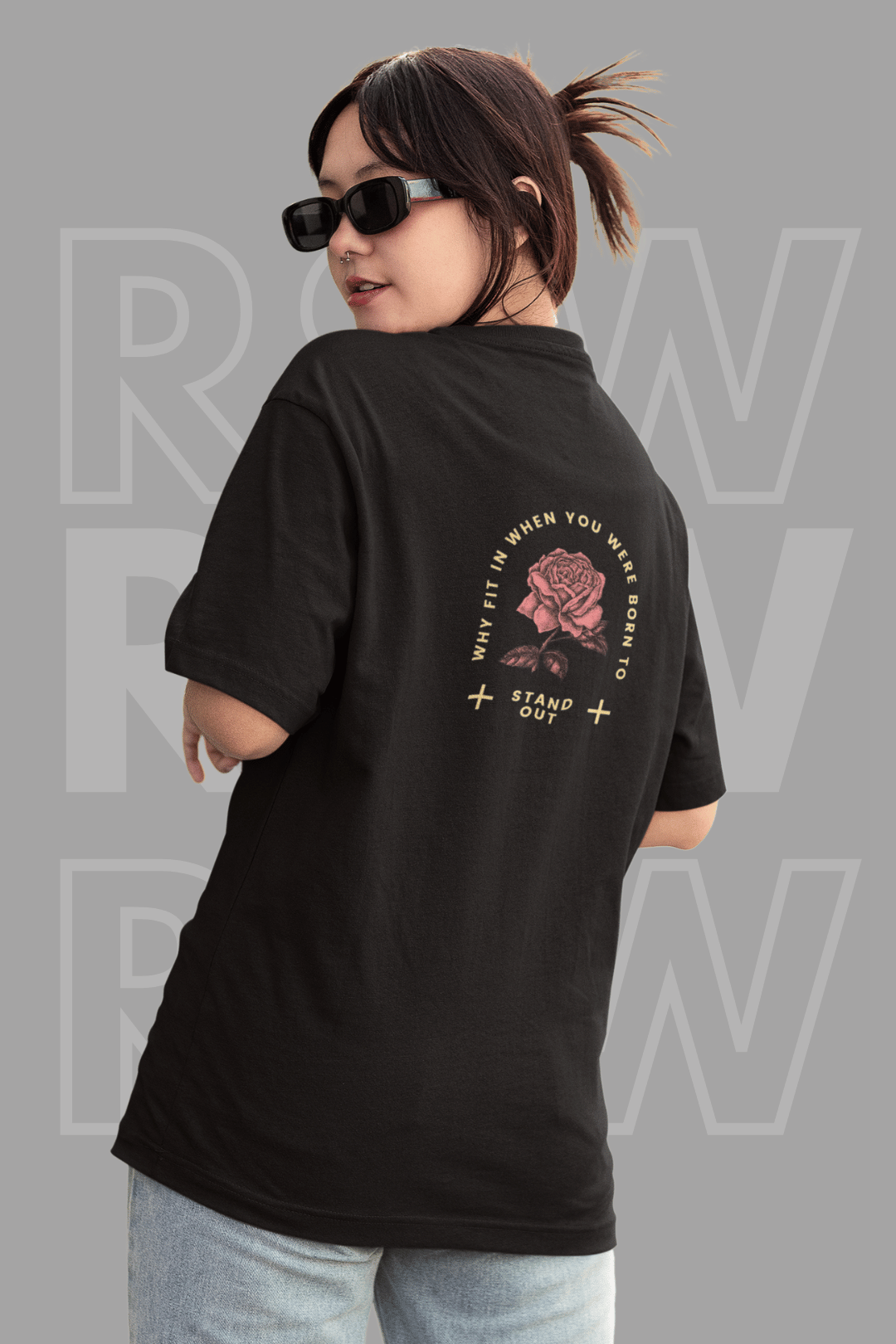 Oversized T Shirt For Women (OS-29)