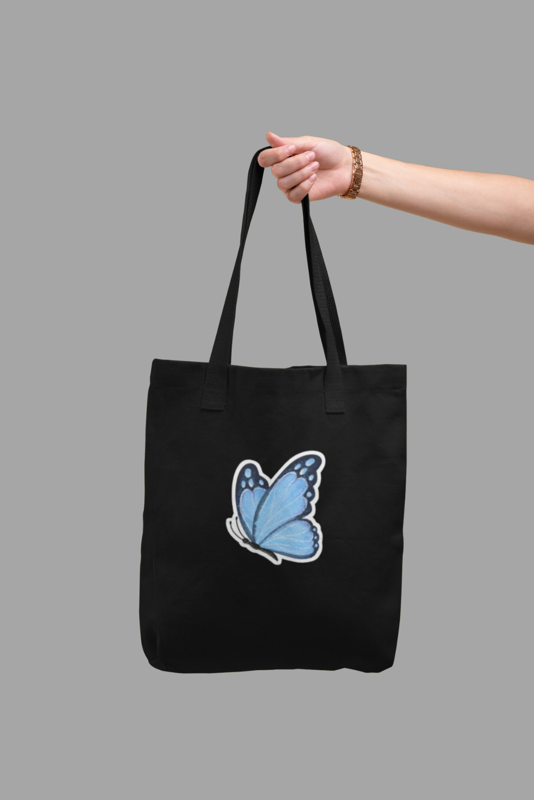 Tote Bag (Blue Butterfly)
