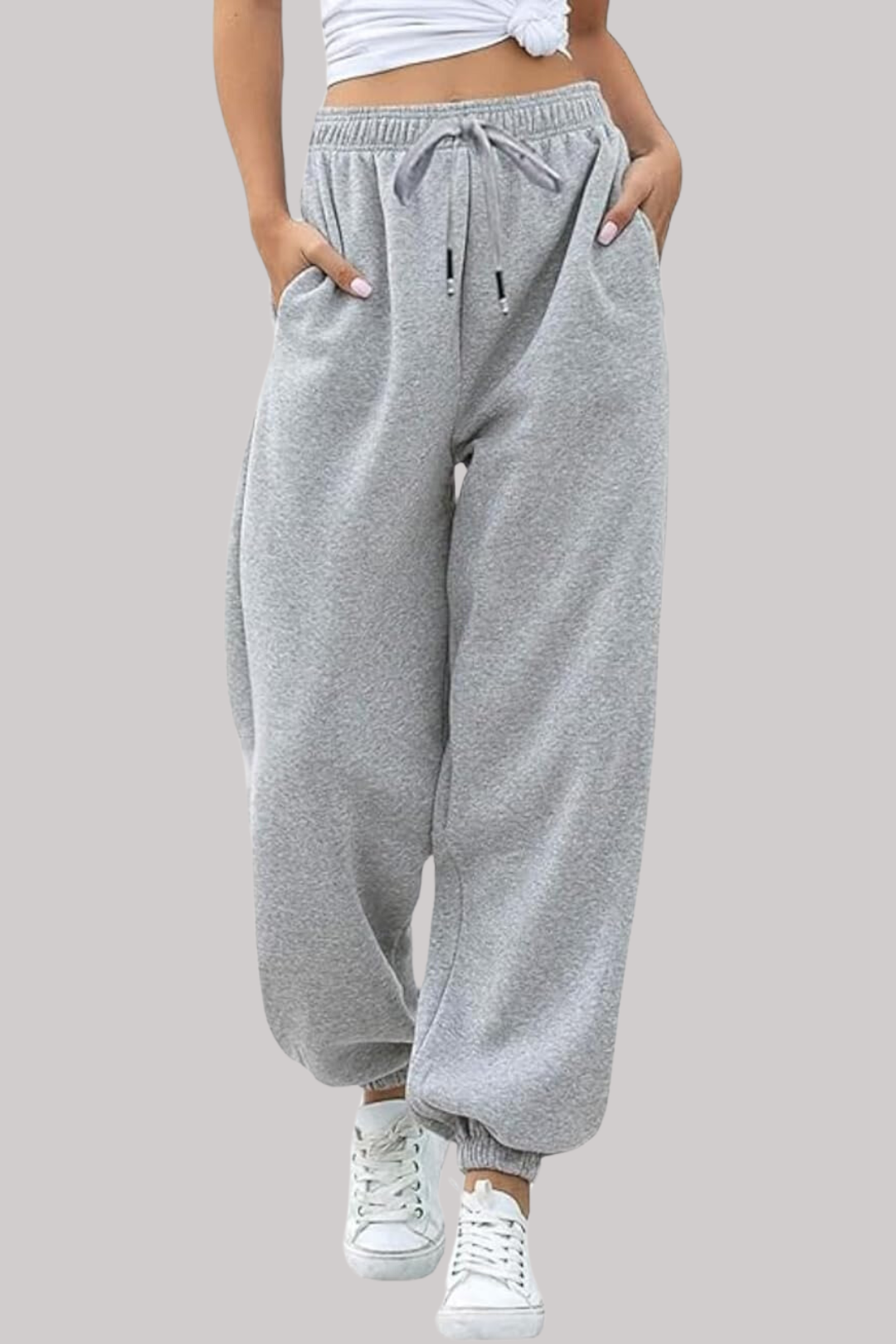 Women Jogger Pants Grey