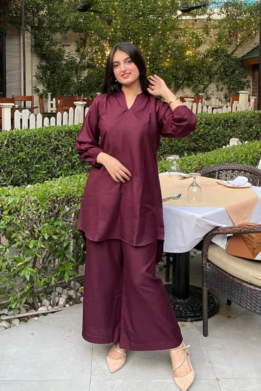 Maroon - Co Ord Set