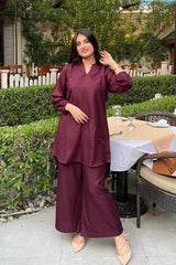 Maroon - Co Ord Set