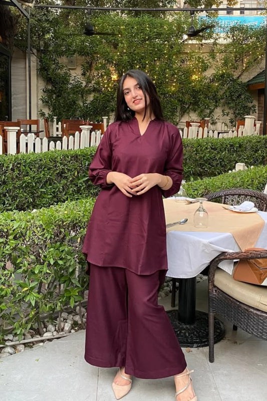Maroon - Co Ord Set